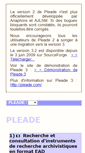 Mobile Screenshot of pleade.org
