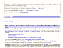 Tablet Screenshot of pleade.org